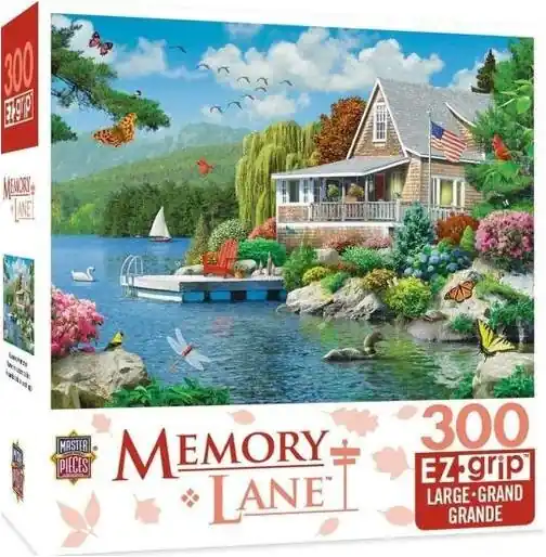 Lakeside Memories Memory Lane 300 Piece Ez Grip Jigsaw Puzzle