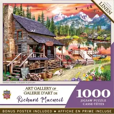 Masterpieces 1000 Piece Jigsaw Puzzle - Grandpa‘s Getaway - 19.25 X 26.75