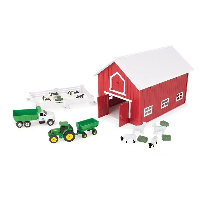 John Deere Farm Playset Toy Multicolored 24 Pieces For Ages 3 And Up