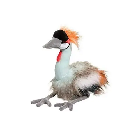 Nia African Crowned Crane Plush Stuffed Animal - Soft And Cuddly Toy