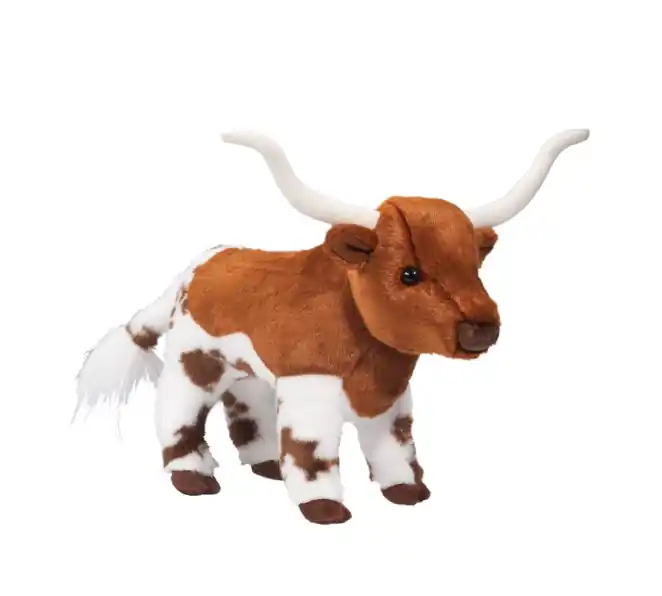 Fitzgerald Longhorn Plush Toy 12" By Douglas Cuddle Toys - Soft And Cuddly