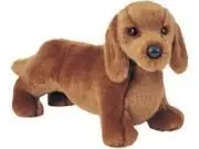 Gretel Red Dachshund Plush Toy 12" Model Dg1933