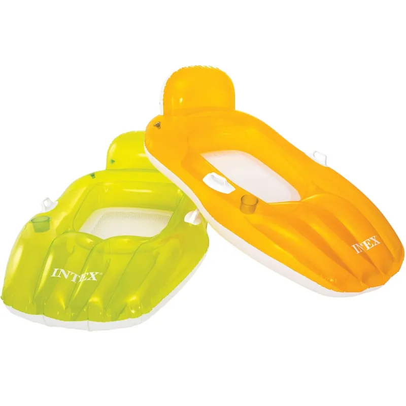 Chill & Float Ride-on Pool Float, Model 56805ep, Durable Inflatable Vinyl
