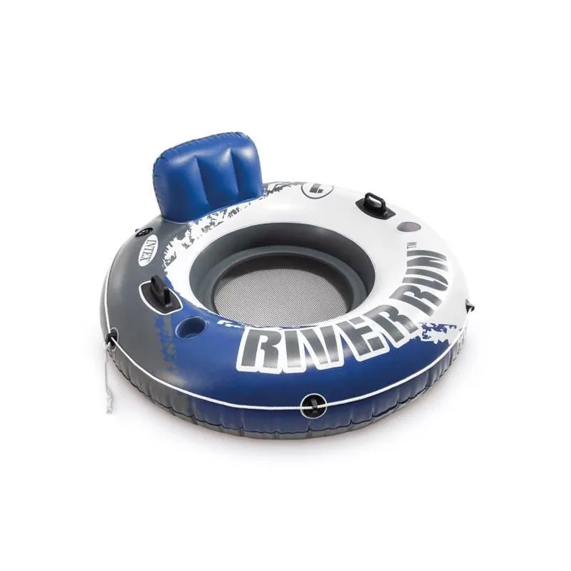 River Run I Inflatable Floating Tube Raft, 53 Inches, Sport Lounge