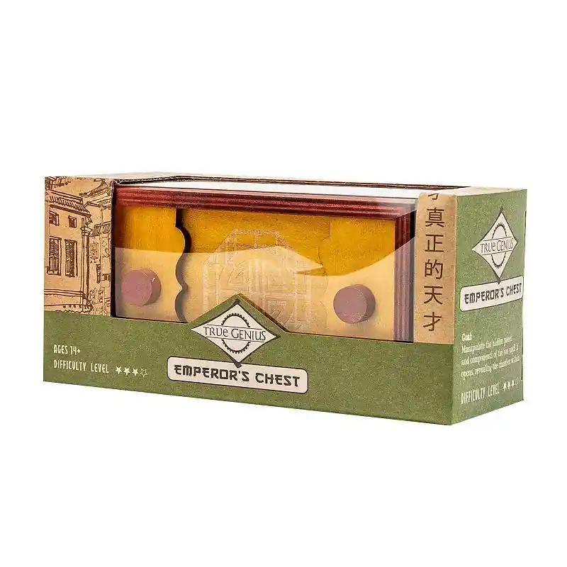 Emperor‘s Chest Puzzle Box By True Genius - Intricate Design And Engaging Challenge
