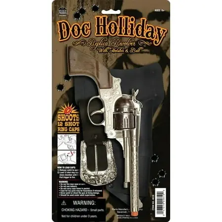 Doc Holliday Holster Set By Parris - Toy Replica For Dress-up And Play