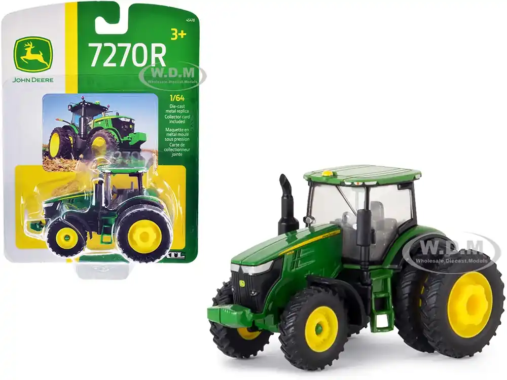 John Deere 7270r Tractor Model, 1 64 Scale With Dual Rear Wheels