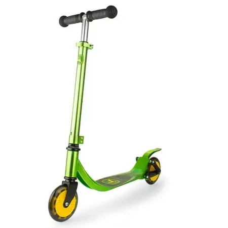 Kids Kick Scooter - Lightweight Aluminum With Lighted Wheels & Adjustable Height For Ages 5+