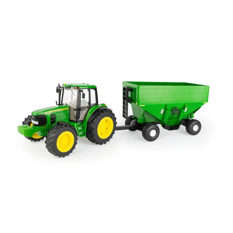 John Deere 1 16 Big Farm 7430 Tractor With Gravity Wagon Toy Set