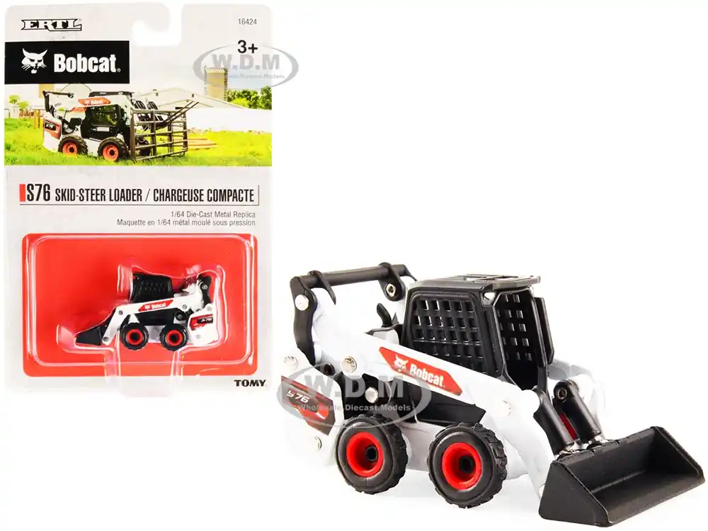 1/64 Scale Bobcat S76 Skid Steer Loader Diecast Model 16424
