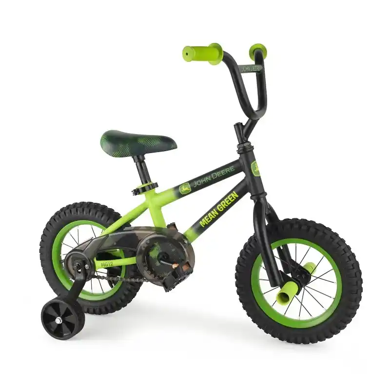 Mean Green Mg12 Kid‘s Bicycle, 12 Inch Steel Frame, Ages 3 And Up