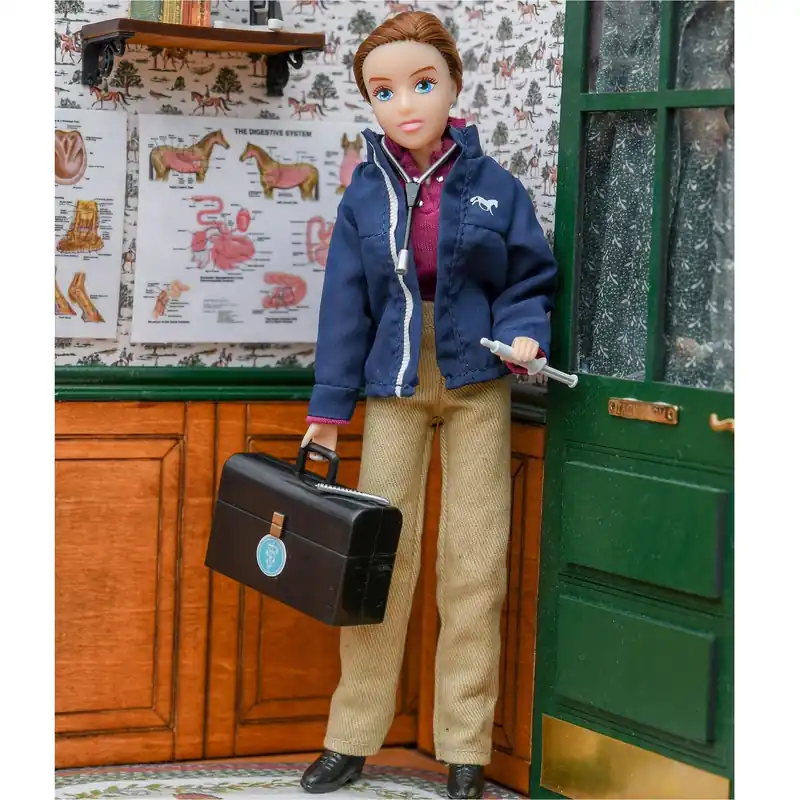 Veterinarian Riley With Vet Kit