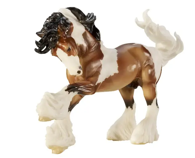 Traditional Gypsy Vanner Horse Model 1497 - 1 9 Scale Toy Figure