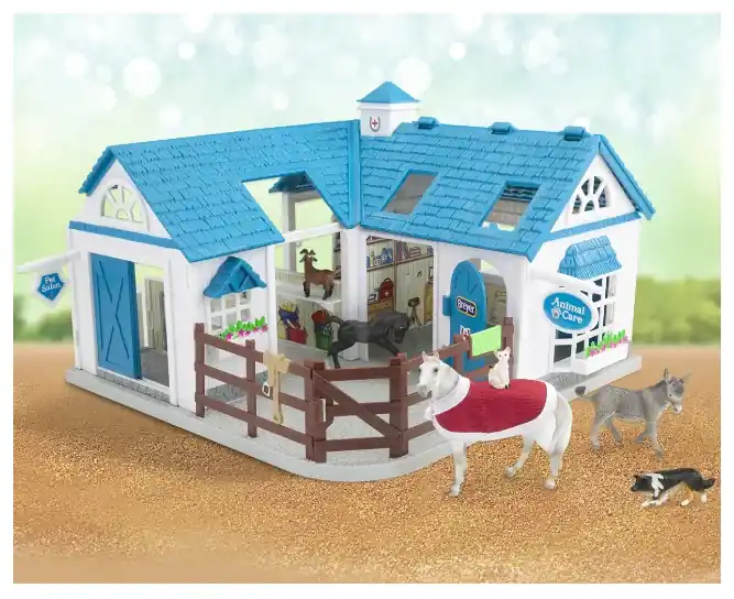 Stablemates Deluxe Animal Hospital 10 Piece Set - 1 32 Scale Playset