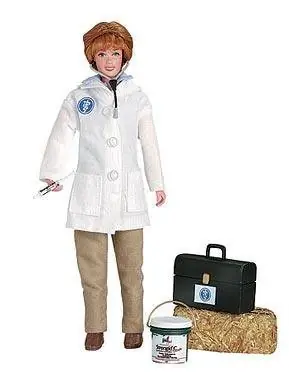 8 Inch Traditional Veterinarian Laura With Vet Kit - 1 9 Scale Toy Figure
