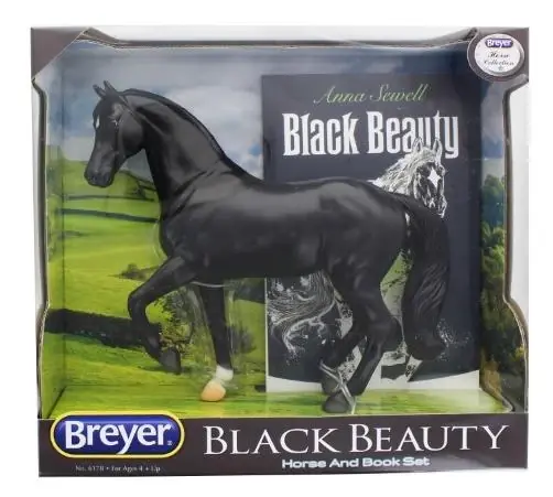 Classics Black Beauty Horse And Book Set, 1 12 Scale, Multicolor