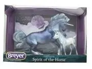 Traditional 1/9 Scale Mare & Foal Set - Cascade & Caspian Figures