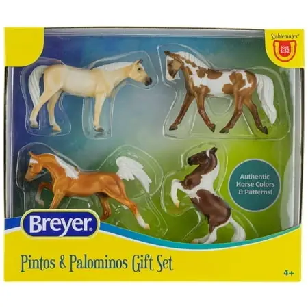 Stablemates 1 32 Scale 4 Horse Set - Pintos & Palominos Collection