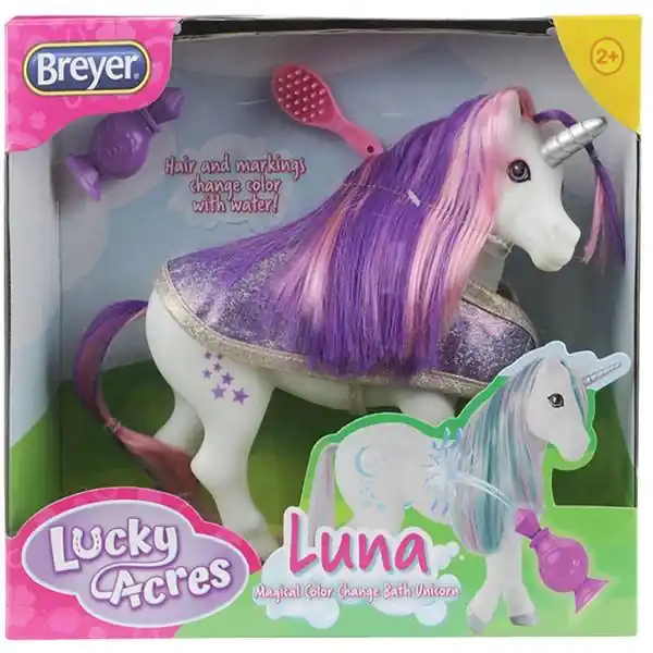 Luna Magical Color Changing Bath Time Unicorn Toy - Interactive Fun
