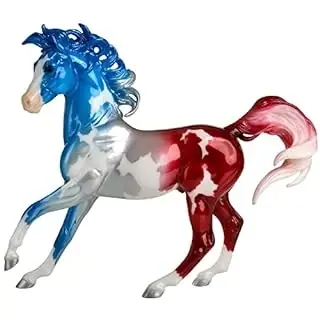 Horses Traditional Series Collector Model Anthem Patriotic Red White And Blue 2022 Limited Edition