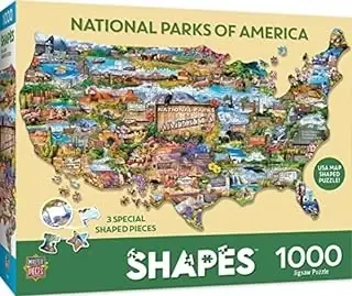 National Parks 1000 Piece Jigsaw Puzzle - 34.65 X 22.09 Inches