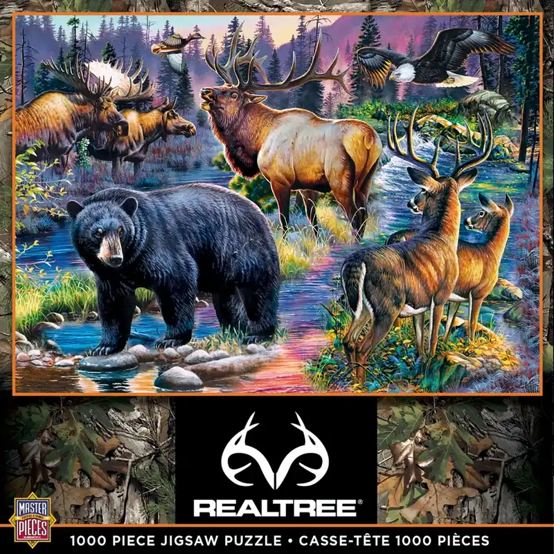 Realtree Wild Living Jigsaw Puzzle 1000 Piece 19.25 X 26.75 In.