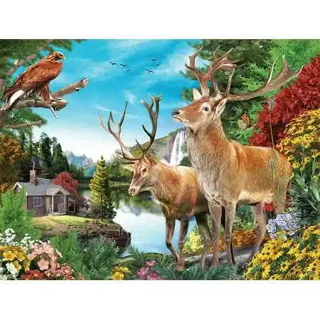 Summer Pond 500 Piece Jigsaw Puzzle For Adults And Kids