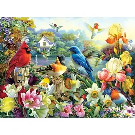 Golden Irises 1000 Piece Jigsaw Puzzle By Sunsout Inc
