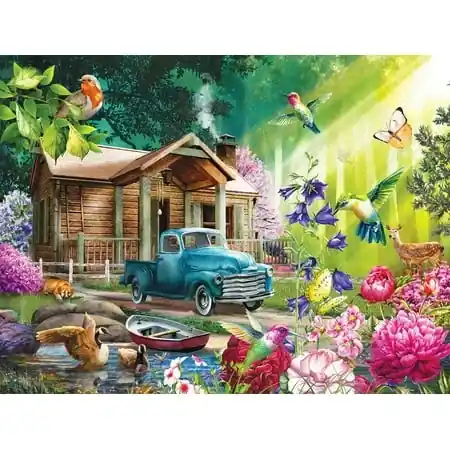 Fantasy Cabin 500 Piece Jigsaw Puzzle For Adults And Kids