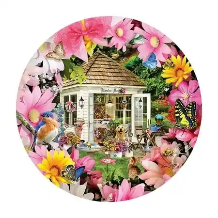 Sunsout Inc Garden Shed In Flower 500 Piece Jigsaw Puzzle