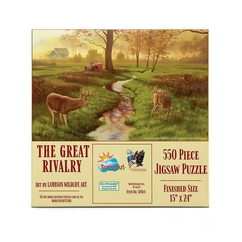 The Great Rivalry 550 Piece Jigsaw Puzzle For Family Fun