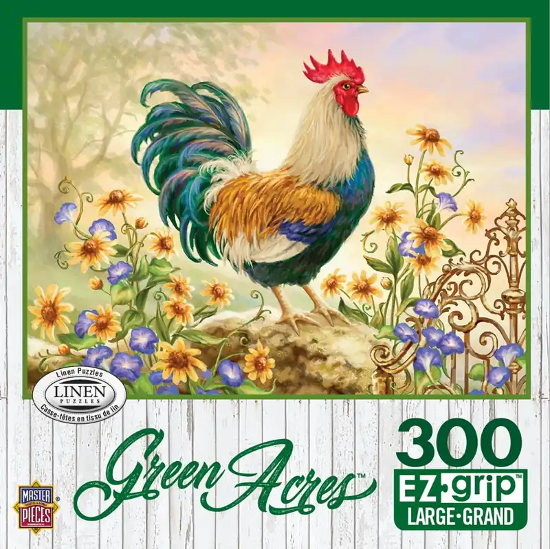 31816 Green Acres Morning Glory 300 Piece Ezgrip Jigsaw Puzzle - 18" X 24"