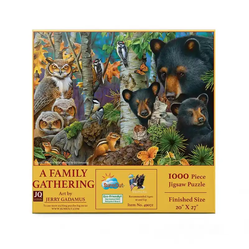 A Family Gathering 1000 Piece Puzzle - Perfect For Family Fun And Bonding