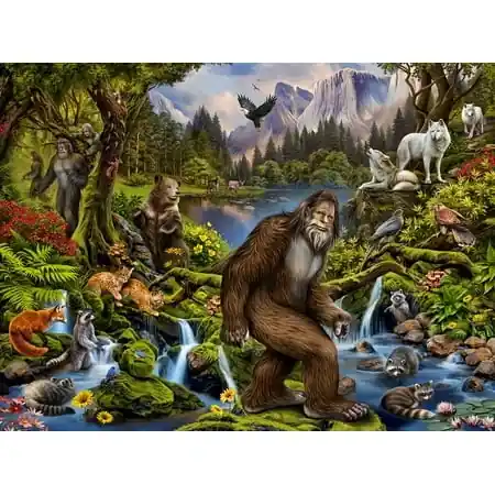 King Of The Forest 1000 Piece Jigsaw Puzzle By Sunsout Inc