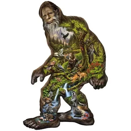Out Of The Forest Bigfoot Jigsaw Puzzle (850 Pieces)