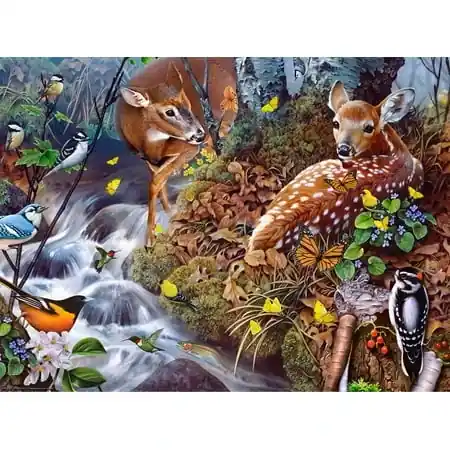Fawn Song 1000-piece Jigsaw Puzzle By Sunsout For Nature Lovers