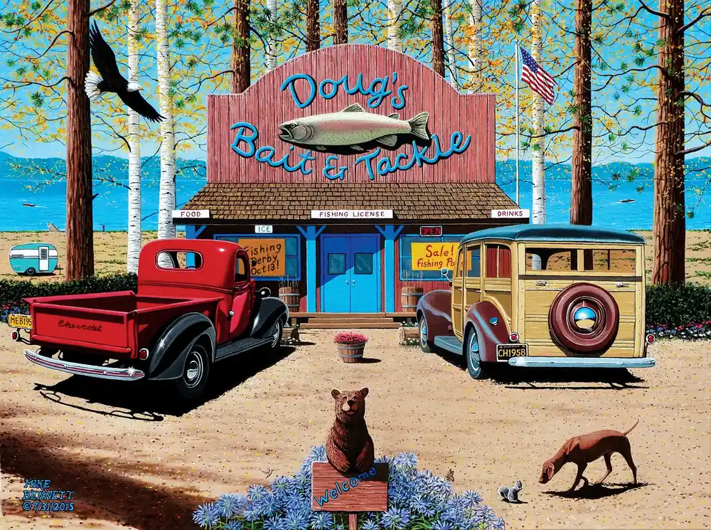 Sunsout Inc Doug‘s Bait Shop 1000-piece Jigsaw Puzzle