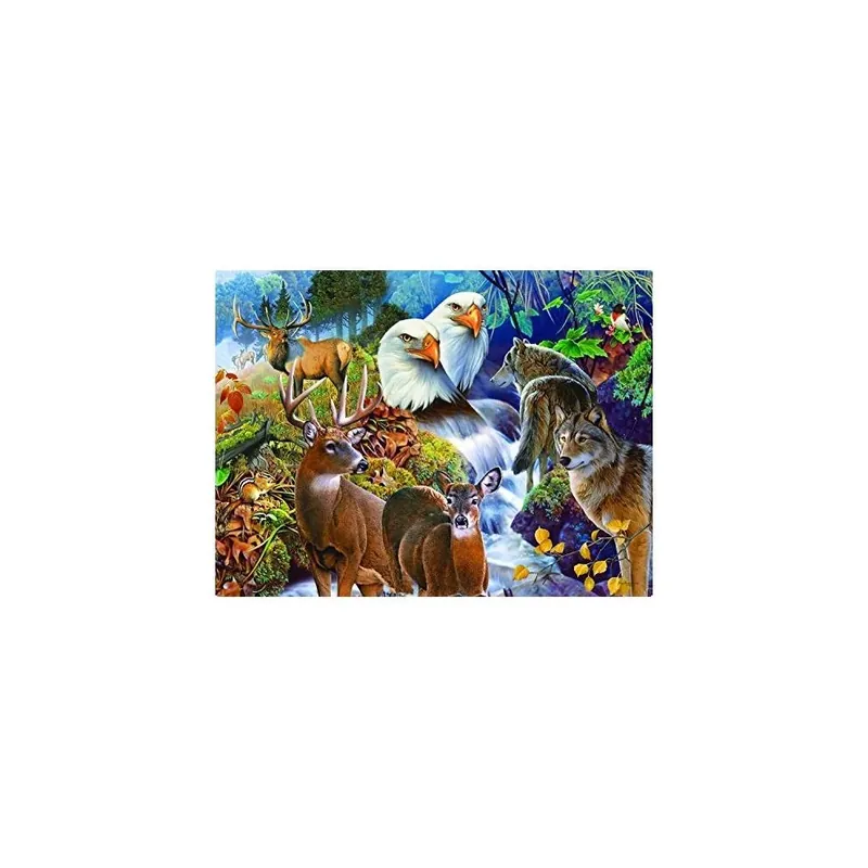 Forest Neighbors 1000 Piece Jigsaw Puzzle For Nature Lovers
