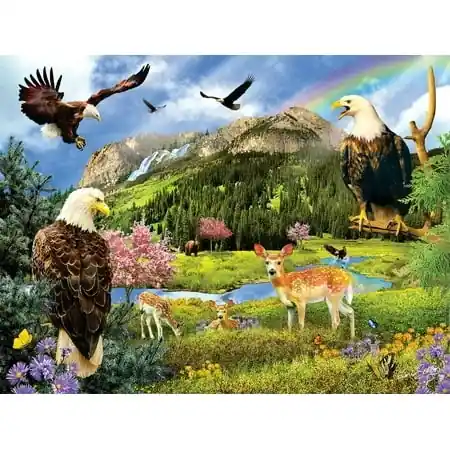 Eagle Valley 1000 Piece Jigsaw Puzzle By Sunsout Inc - Scenic Landscape