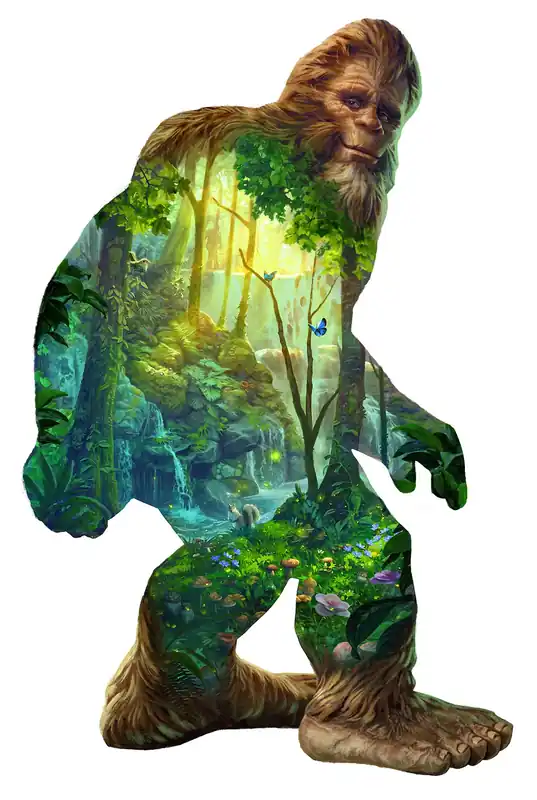 Big Foot Shaped Jigsaw Puzzle - Unique Design For Fun And Challenge