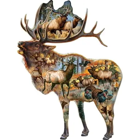 Bugle Call 800 Piece Shaped Jigsaw Puzzle Model 96121