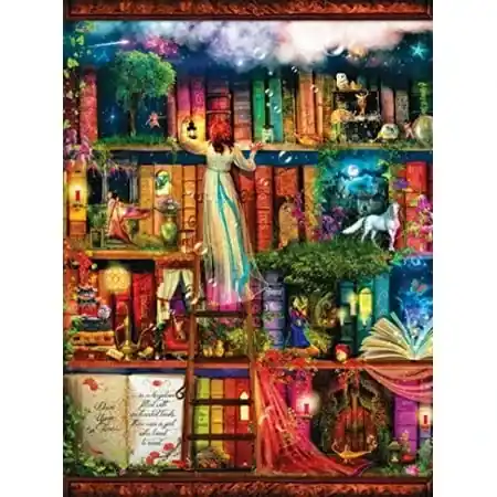 Treasure Hunt Bookshelf 1000-piece Jigsaw Puzzle By Sunsout Inc.