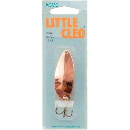 Acme Little Cleo Spoon 2/5 Oz Copper Fishing Lure
