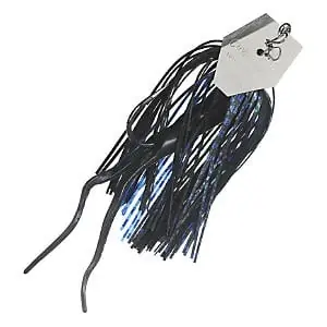 Cb38-11 Original Chatterbait 3/8 Oz. Blue/black Fishing Lure With Ez-skirt
