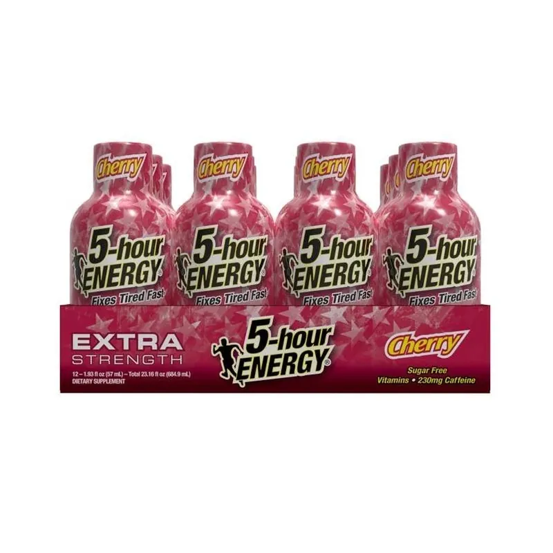 Sugar‑free Cherry Power Shot – 5‑hour Energy Burst (1.93 oz)