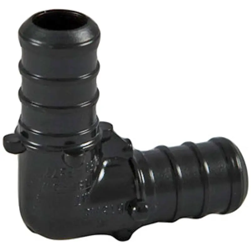 1 In. Barb X 1 In. D Barb Poly Elbow