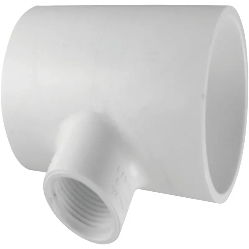 Schedule 40 3/4 In. Slip X 2 In. D Slip Pvc Reducing Tee 1 Pk