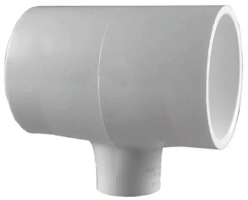 Schedule 40 1-1/2 In. Slip X 1-1/2 In. D Slip Pvc Reducing Tee 1 Pk