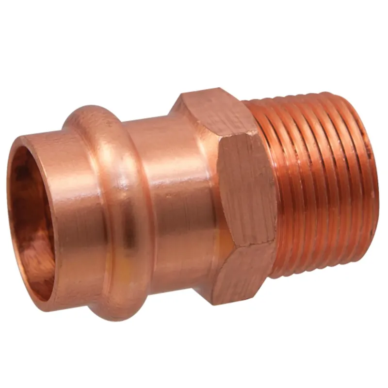1 In. Cts X 1 In. D Male Copper Coupling 1 Pk