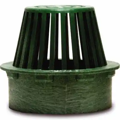 Green Atrium Grate, 6 In.